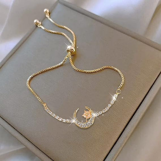 Muslim Moon Star Bracelets Ramadan Kareem Mubarak Crescent